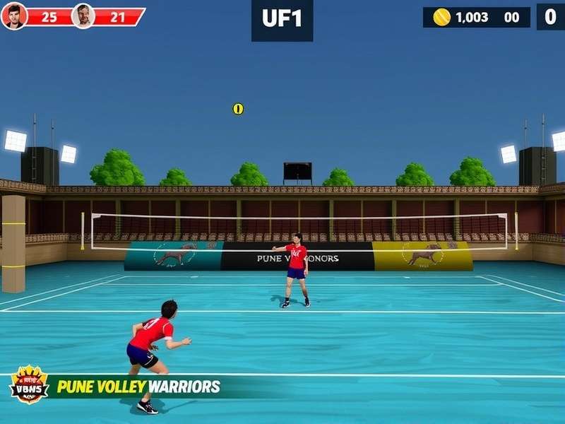 Pune Volley Warriors Game Screenshot